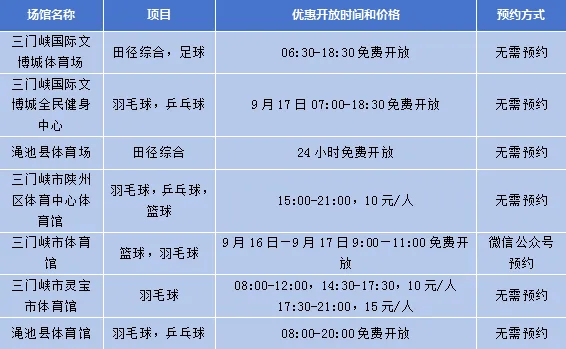 九游体育运动过中秋！ 河南省这些公共体育场馆设施免费开放→(图11)